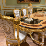 میز ناهارخوری مدل کاجی